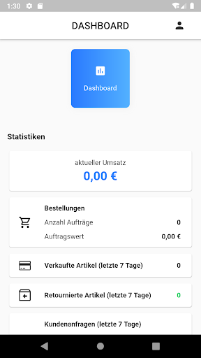 NEKOM App view showing an operational overview